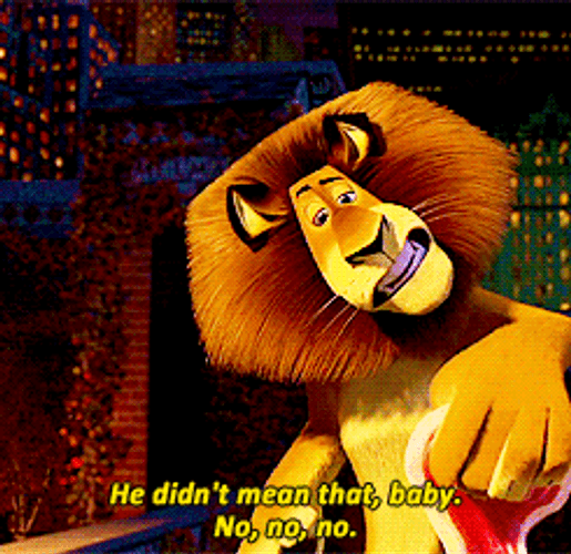 Madagascar Alex Lion Comforting GIF