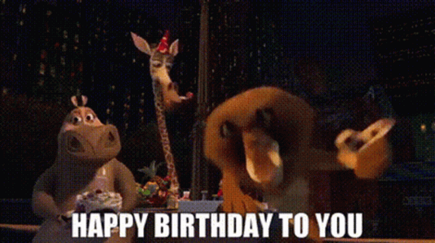 Madagascar Happy Birthday GIF