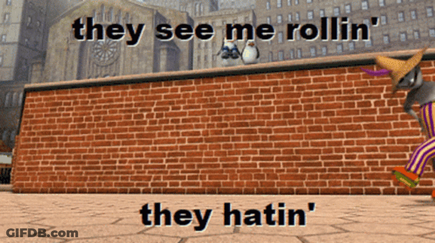 Madagascar King Julien They See Me Rollin GIF