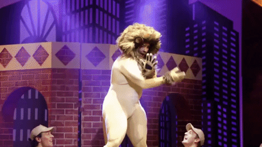 Madagascar Theater Animals Dancing GIF