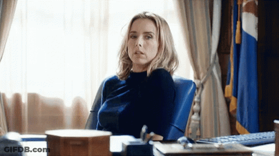 Madam President Elizabeth McCord Looking Stressed GIF