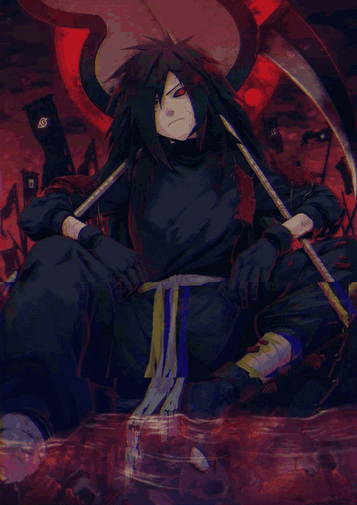 Madara Aesthetic Glitch GIF