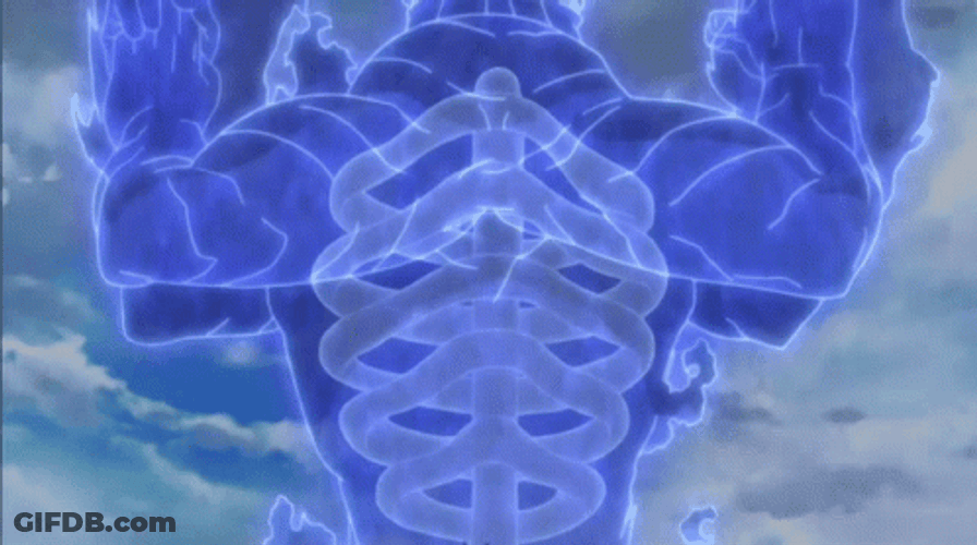 Madara Uchiha And Susanoo Chakra GIF