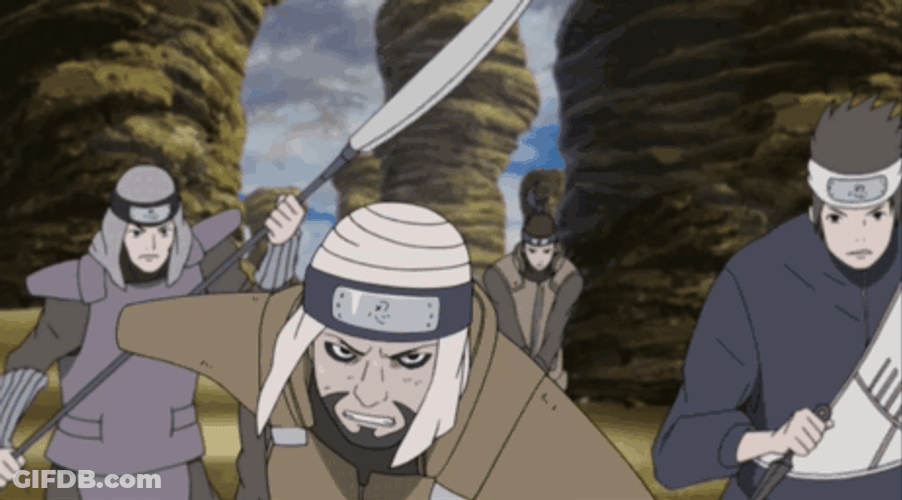 Madara Uchiha And Villains Fight GIF