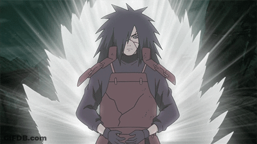 Madara Uchiha Ground Punched GIF