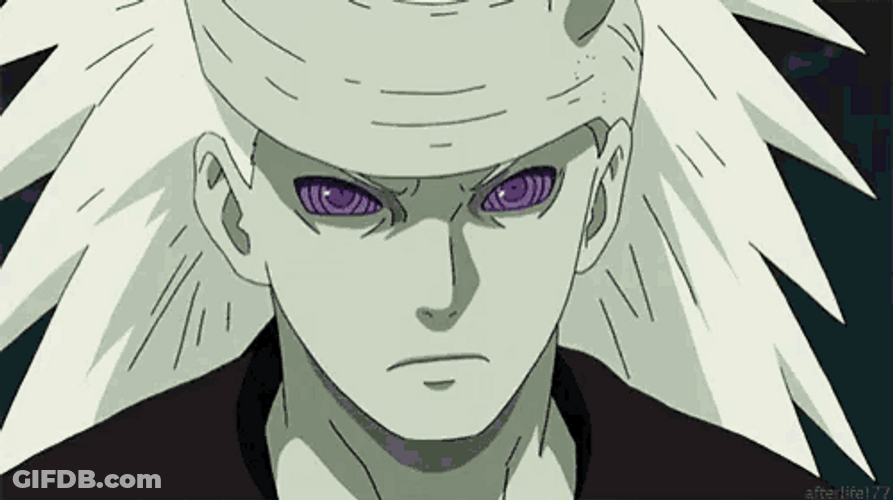 Madara Uchiha Rinnegan Eyes GIF