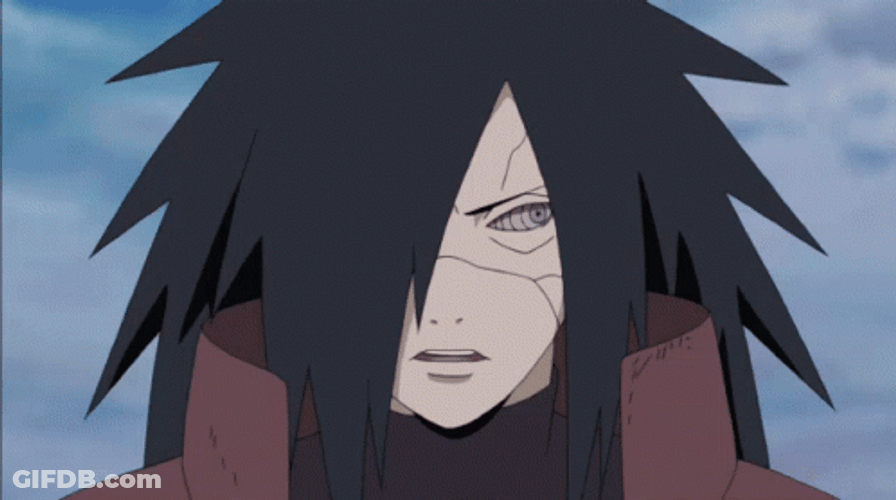 Madara Uchiha Sharingan Summoning Susanoo Naruto GIF