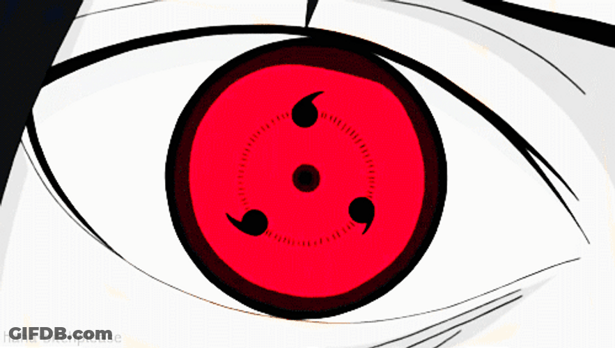 Madara Uchiha Spinning Red Eye GIF