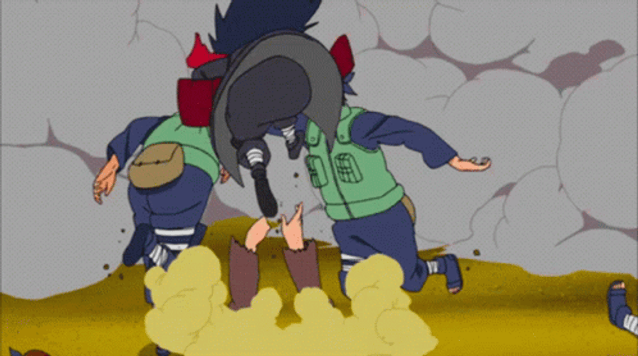 Madara Uses Taijutsu Skills GIF
