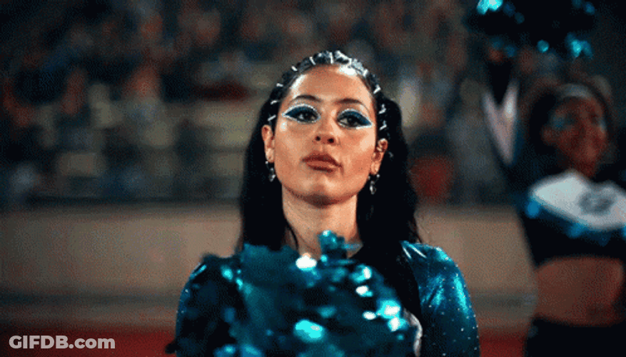Maddy Euphoria Nonchalant Cheering GIF