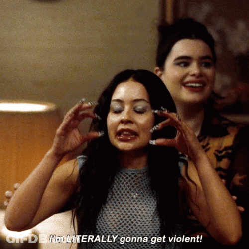 Maddy Perez Alexa Demie Annoyed Response GIF