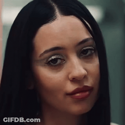 Maddy Perez Disappointed Expression GIF