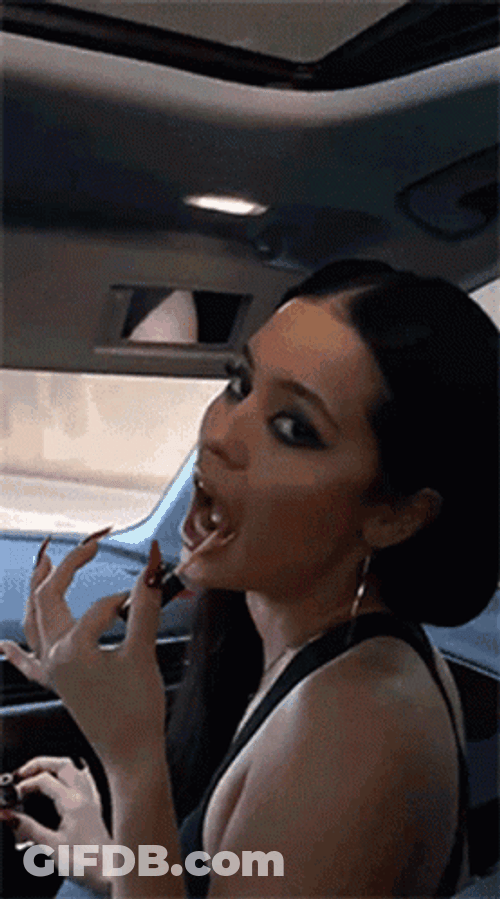 Maddy Perez Flirty Lip Tint GIF