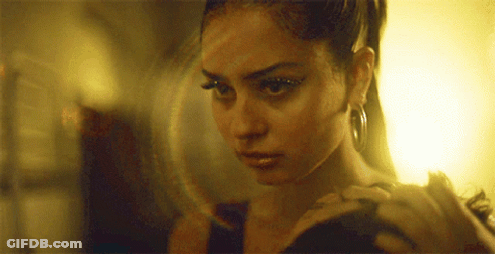Maddy Perez Irritated Stare Down Euphoria GIF