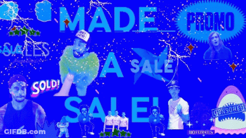 Made A Sale Text GIF