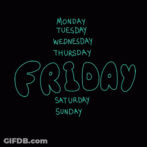 Made It Through Monday Text GIF