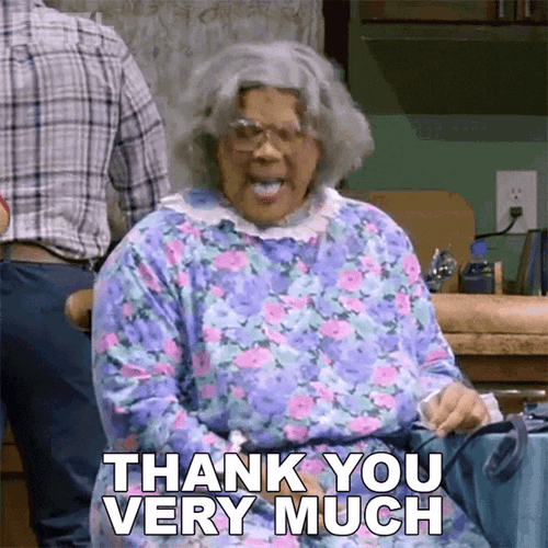 Madea Saying Thank You GIF
