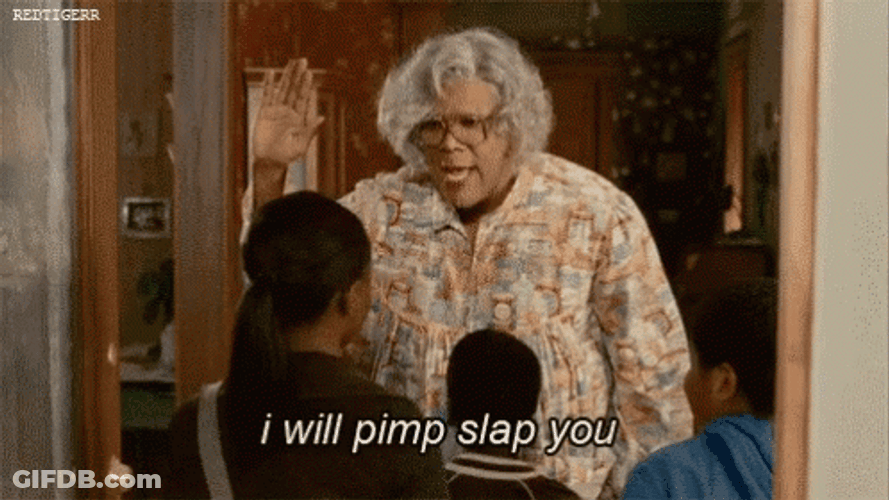 Madea Simmons Tyler Perry Swearing GIF
