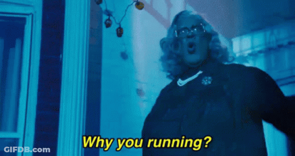 Madea Simmons Why You Running GIF