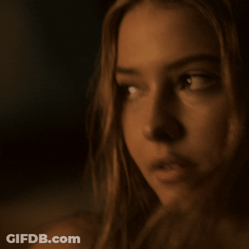 Madelyn Cline Funny Salute GIF