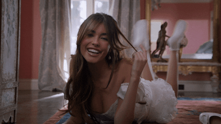 Madison Beer Paddling Feet GIF