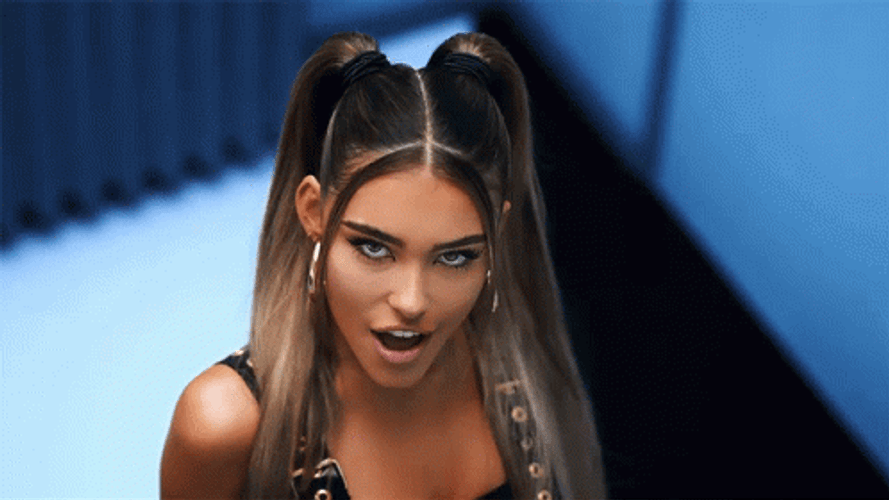 Madison Beer Singing GIF