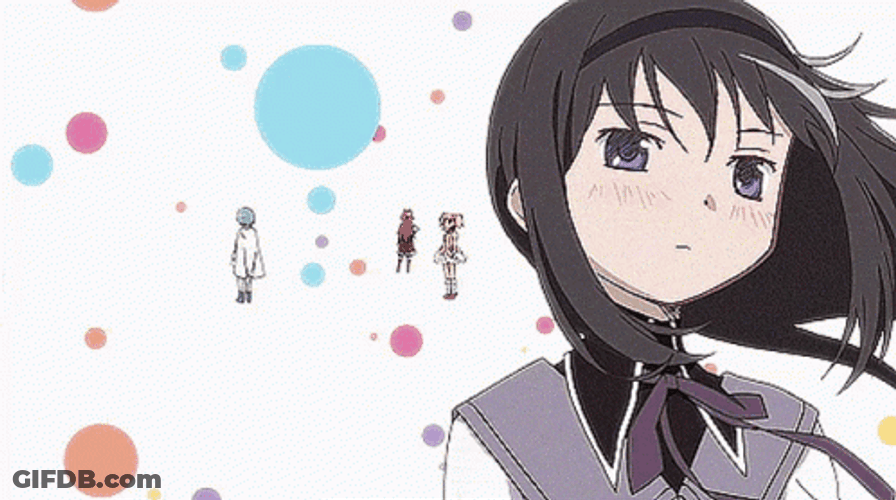 Madoka Magica Anime Magic Girls Opening Song GIF