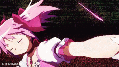 Madoka Magica Kaname Bow Soul Gem Attack GIF
