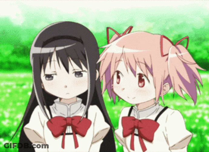 Madoka Magica Kaname Homura Akemi Sweet Love GIF