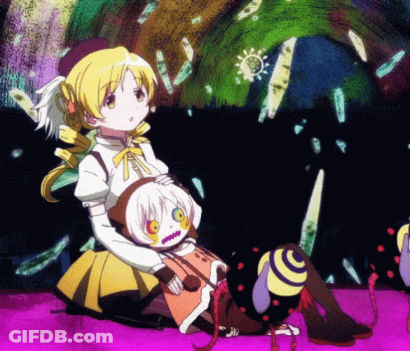 Madoka Magica Mami Tomoe Nagisa Momoe GIF