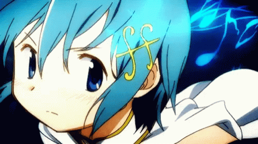 Madoka Magica Sayaka Miki Power Transform GIF