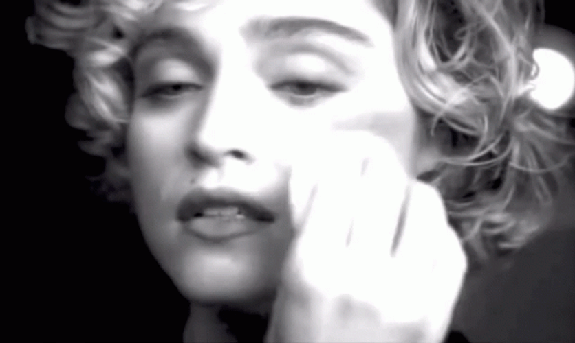 Madonna Bruise Make-Up GIF