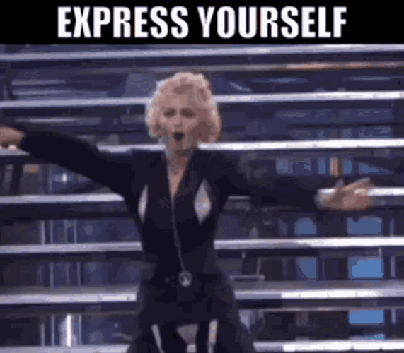 Madonna Express Yourself GIF