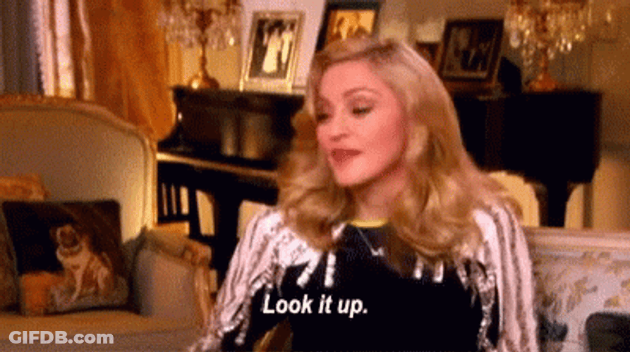 Madonna Look It Up GIF