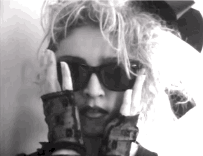 Madonna Lucky Star MV GIF