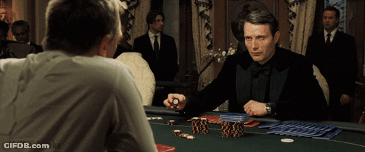 Mads Mikelsen Poker Game GIF