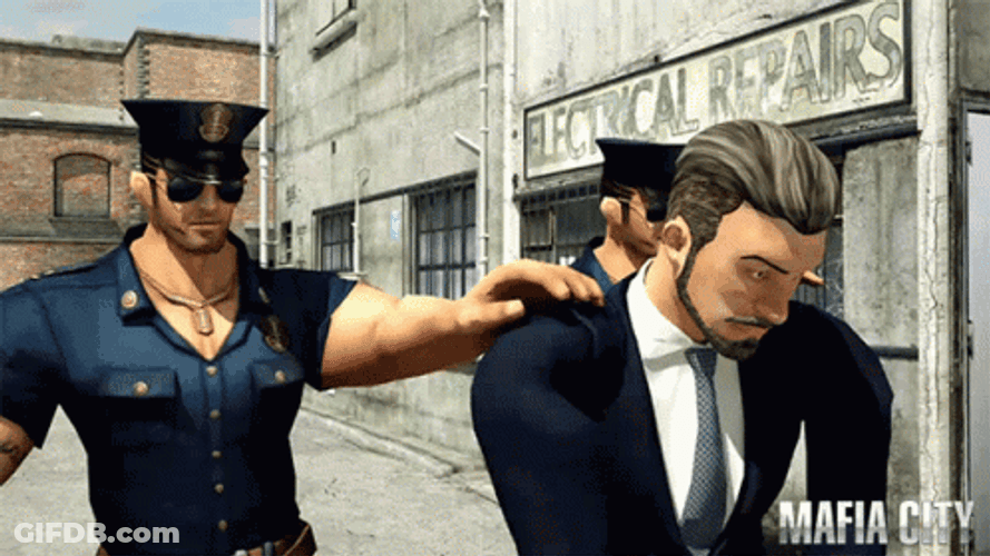 Mafia City Boss Arrested GIF