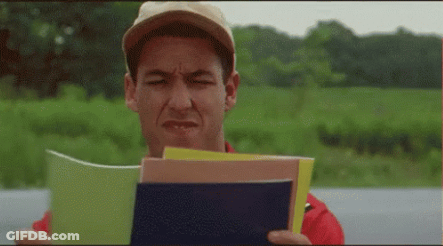 Magazine Adam Sandler GIF