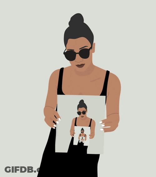 Magazine Aesthetic Design Loop GIF
