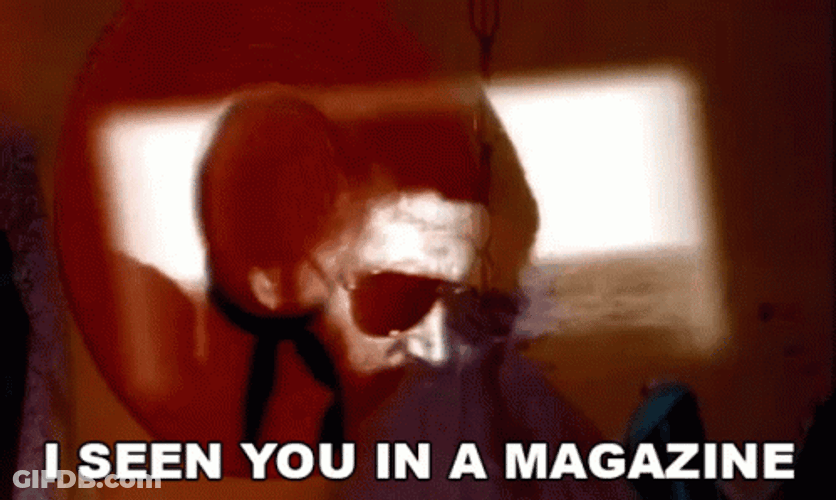 Magazine Bee Gees Barry Gibb GIF