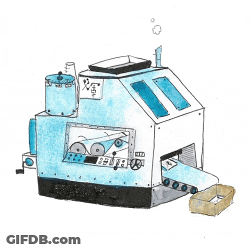 Magazine Old Printing Machine GIF