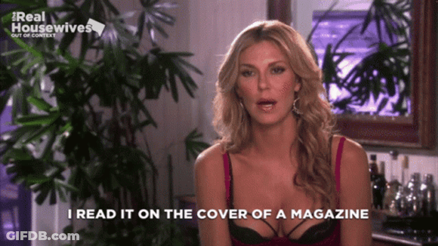 Magazine Real Housewives GIF