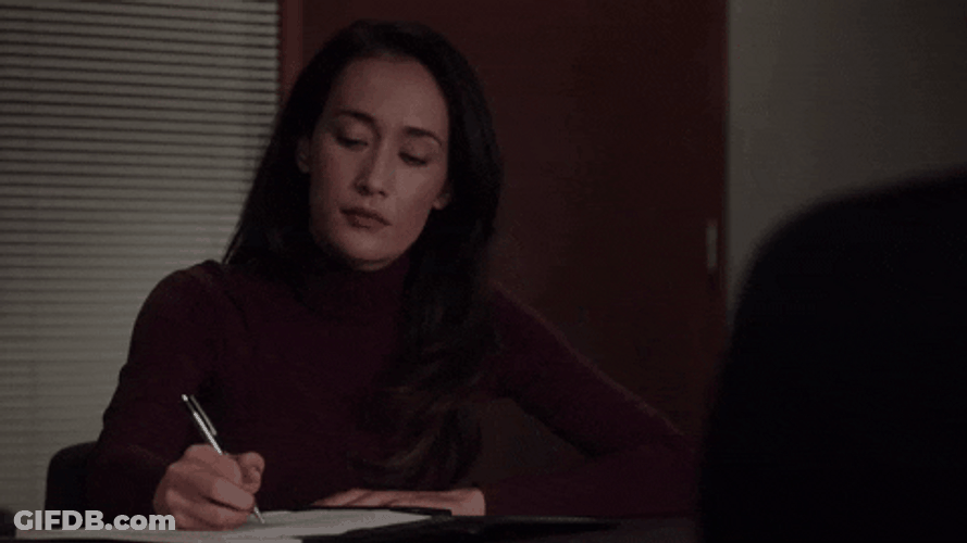 Maggie Q Noted GIF