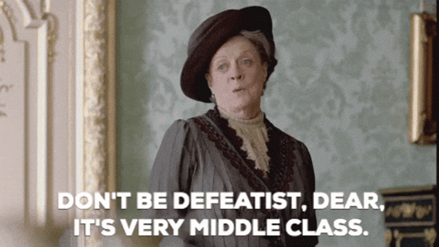 Maggie Smith Downtown Abbey Series GIF