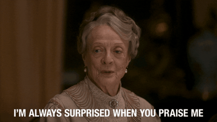 Maggie Smith Downtown Abbey Tv Series GIF