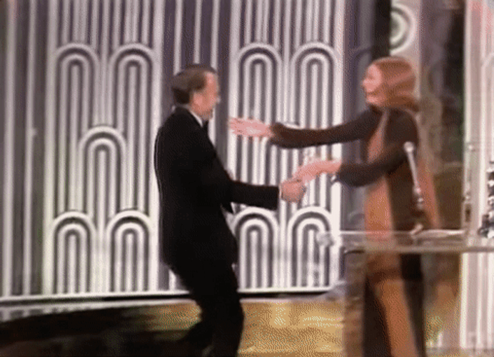 Maggie Smith Handing Award GIF