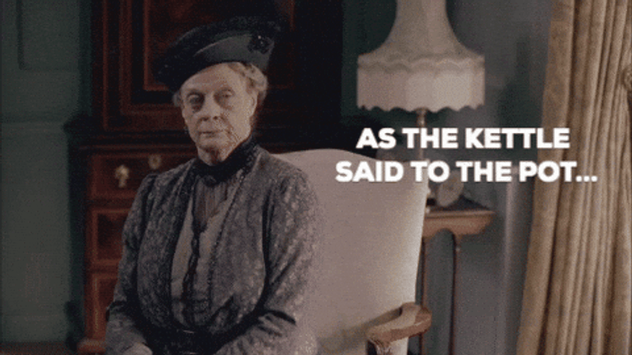 Maggie Smith Uttering Words Of Wisdom GIF