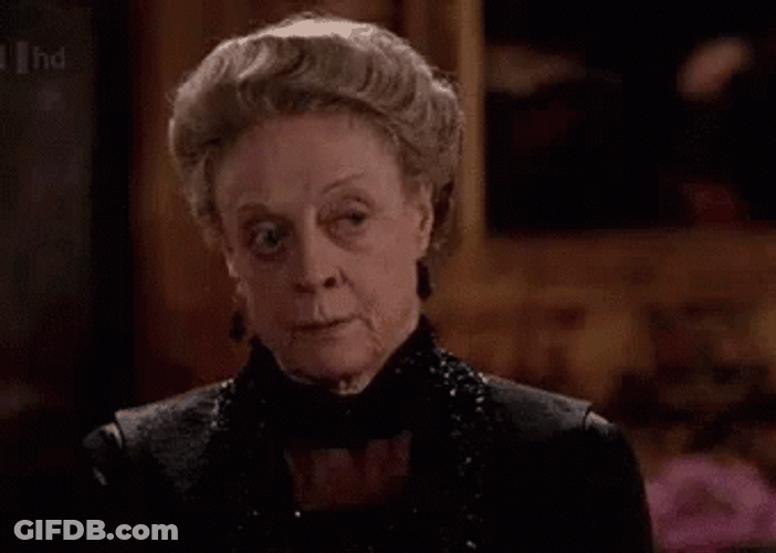 Maggie Smith Well Excuse Me GIF