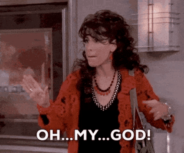 Maggie Wheeler Oh My God GIF