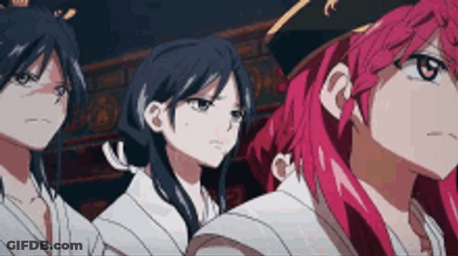 Magi Character Pulling Out Tongue GIF